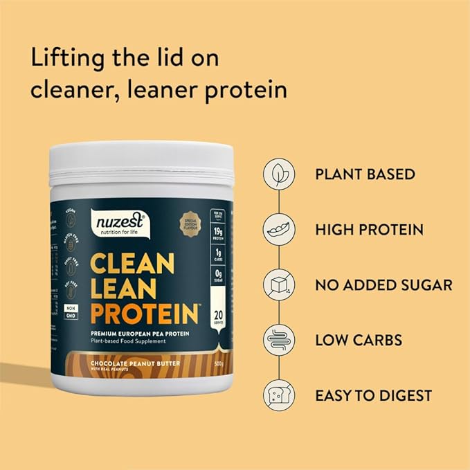 Nuzest - Pea Protein Powder - 20 Servings, 1.1 lb