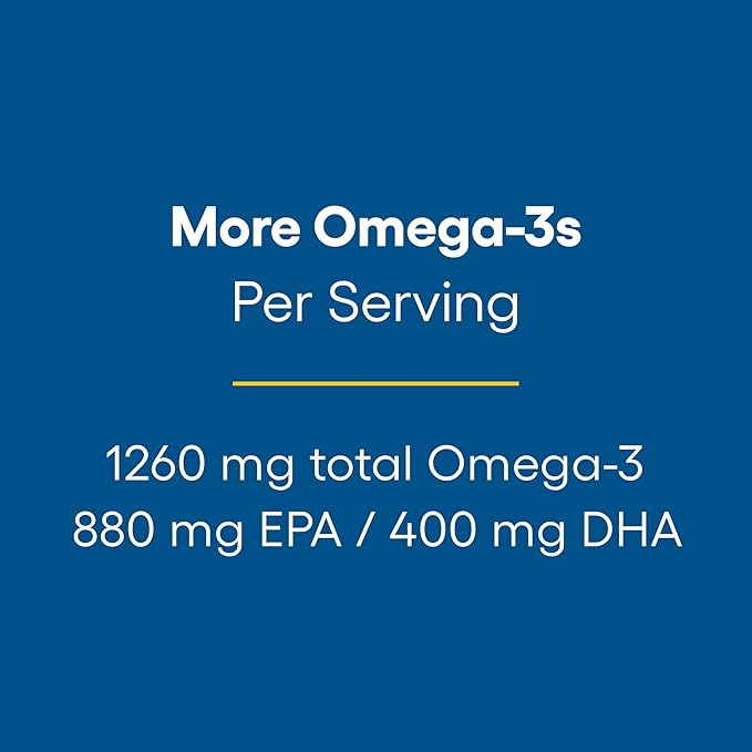 Natural Factors, RxOmega-3 Fish Oil, Pharmaceutical 1260 mg Omega-3 Per 240 Count 1)