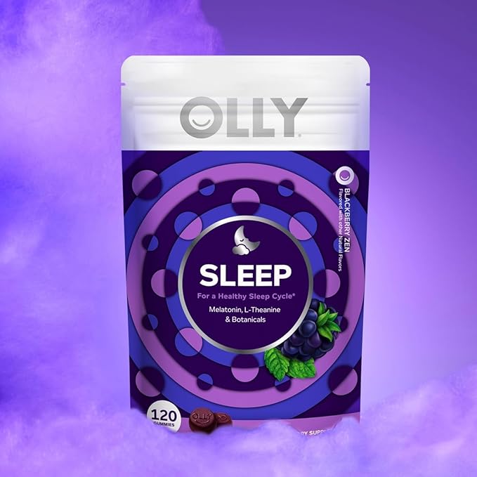 OLLY Sleep Gummy, 3 mg Melatonin, 60 Day 120 Count