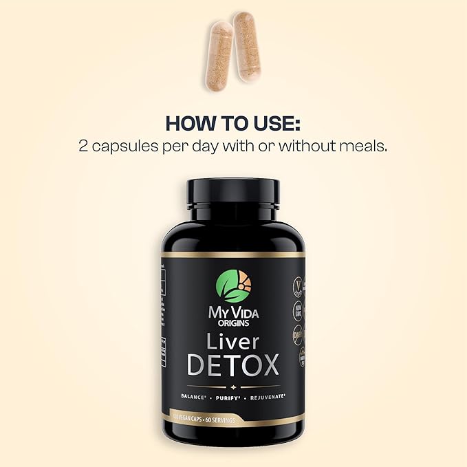 My Vida Origins Liver Detox 120 Capsules