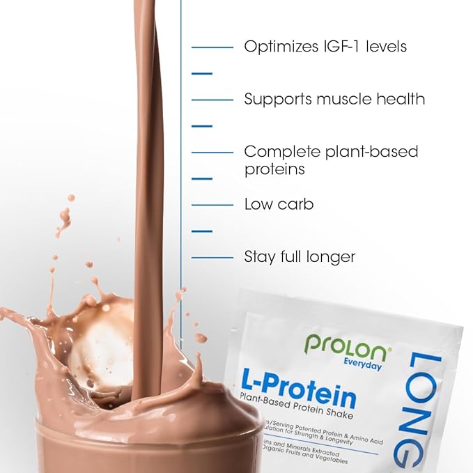 ProLon Longevity Plant Based Protein Powder 25g of 12 Packets