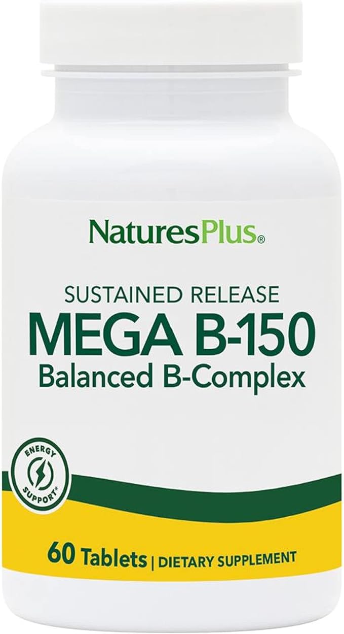 NaturesPlus Mega B150 Complex 60 Vegetarian 60 Servings