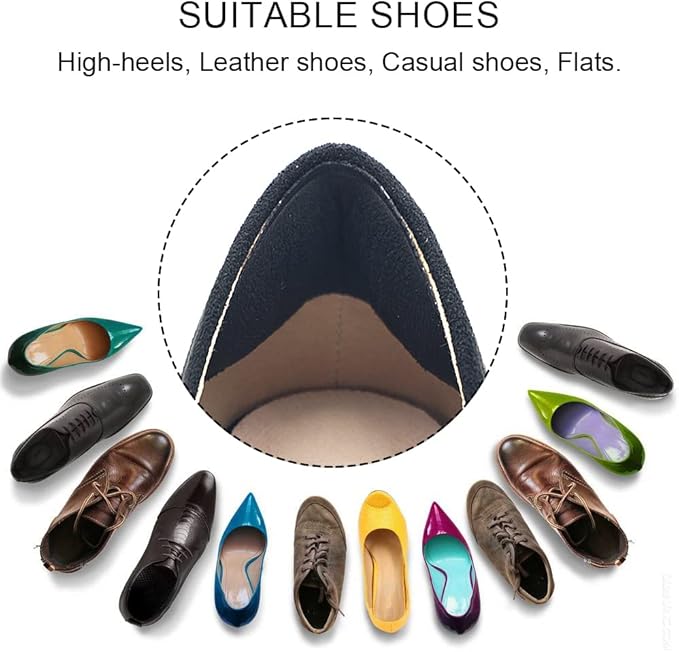 Dr. Foot Heel Grips for Men 2 Pairs+ 1 Shoe