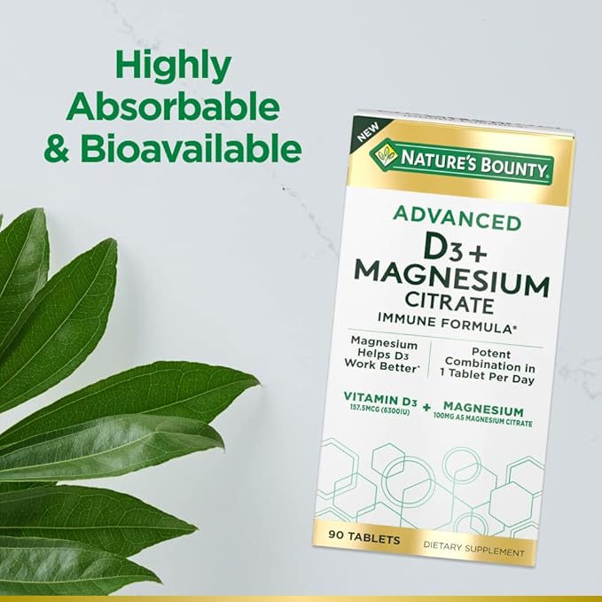 Nature's Bounty Advanced Vitamin D3 90 Tablets