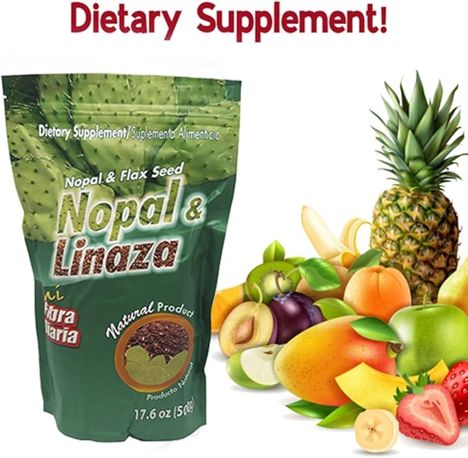 Nopal & Linaza. Nopal Cactus and 17.6 oz.