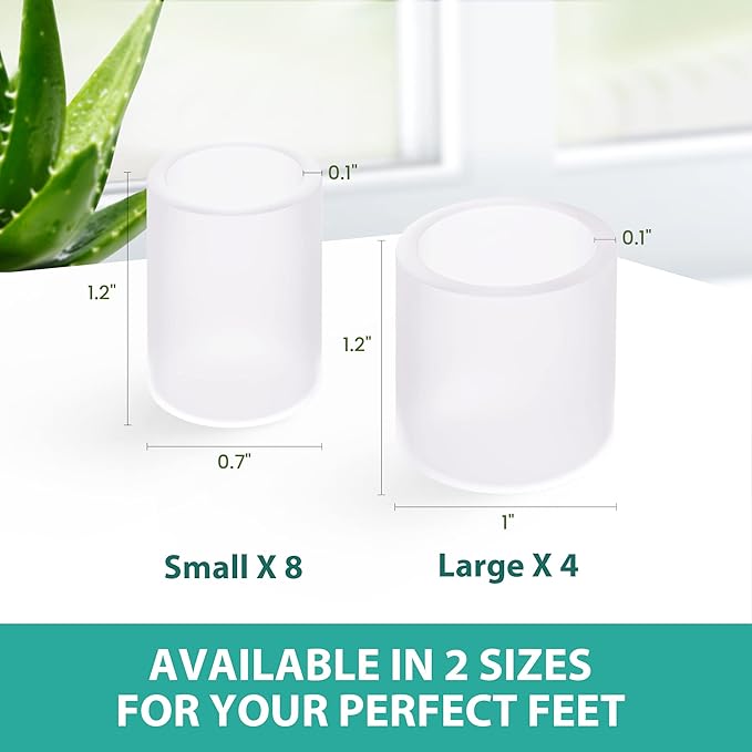 Welnove Toe Protectors – 12-Pack Aloe