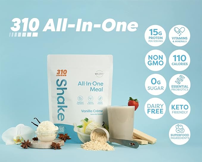 310 Nutrition – All-In-One Meal Replacement 26 Essential 3 Flavors