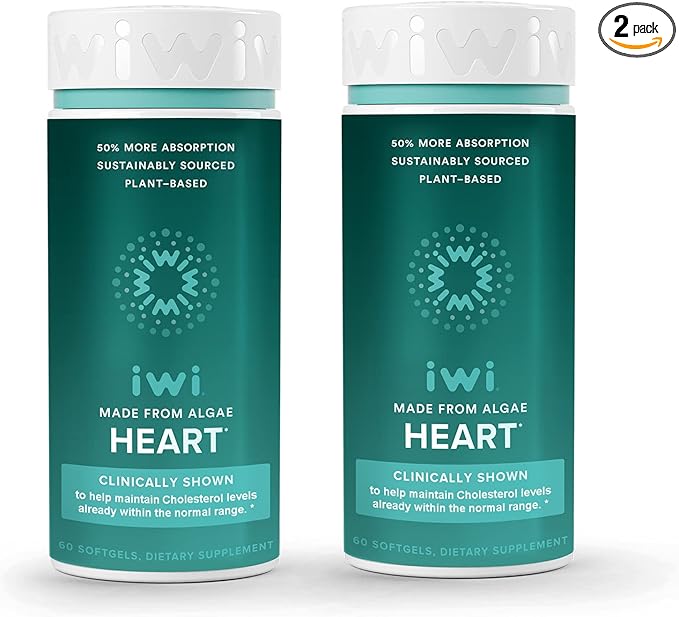 Iwi Life Heart Omega-3, 120 Softgels (60 Servings),