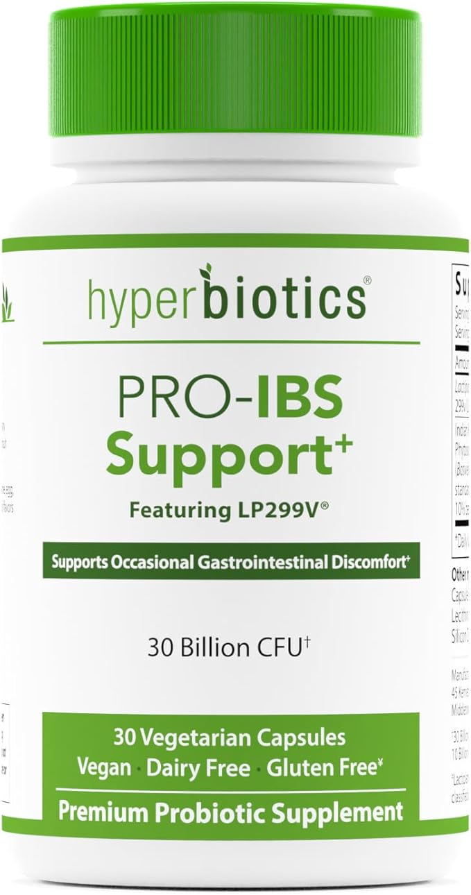 Hyperbiotics IBS Probiotic Support 299V for 30 Count