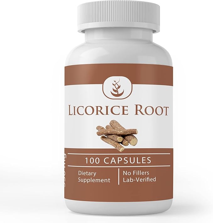 Pure Original Ingredients Licorice Root Extract (100 Capsules)