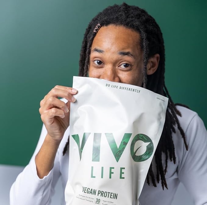VIVO Vegan Protein Powder 0.7 oz 30 Servings (31.7 oz)