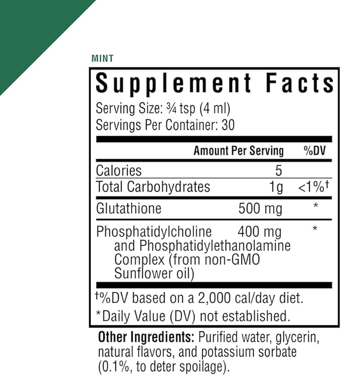 Optimal Liposomal Glutathione 500 mg 4 oz 30 Servings