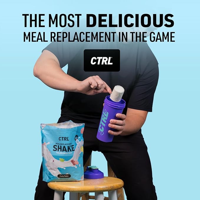 CTRL Meal Replacement Shake with Real 15 Servings 23g of 8g of 22 Vitamins 1g Sugar