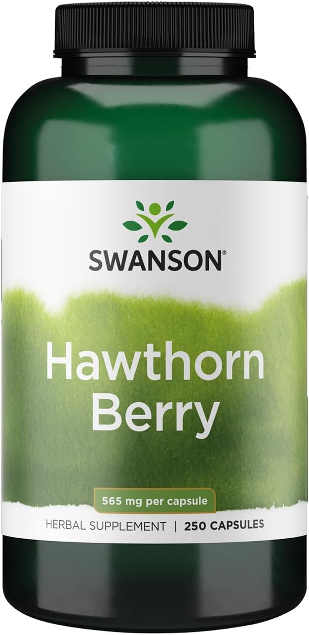 Swanson Hawthorn Berry (250 Capsules, 565 mg