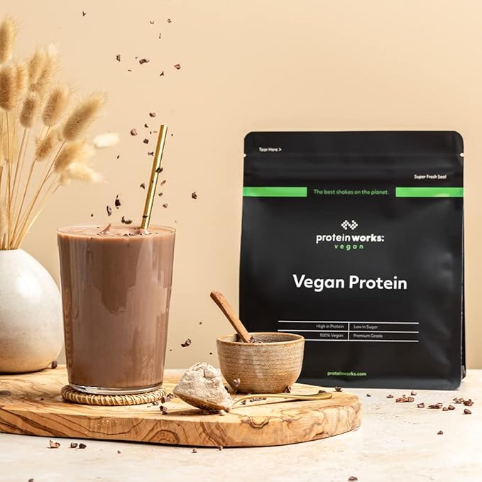Vegan Protein Powder 100% Plant-Based 25g Protein 2.20 Pounds