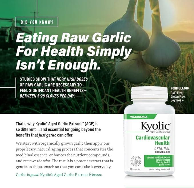 Kyolic Aged Garlic Extract Formula 300 360 Capsules