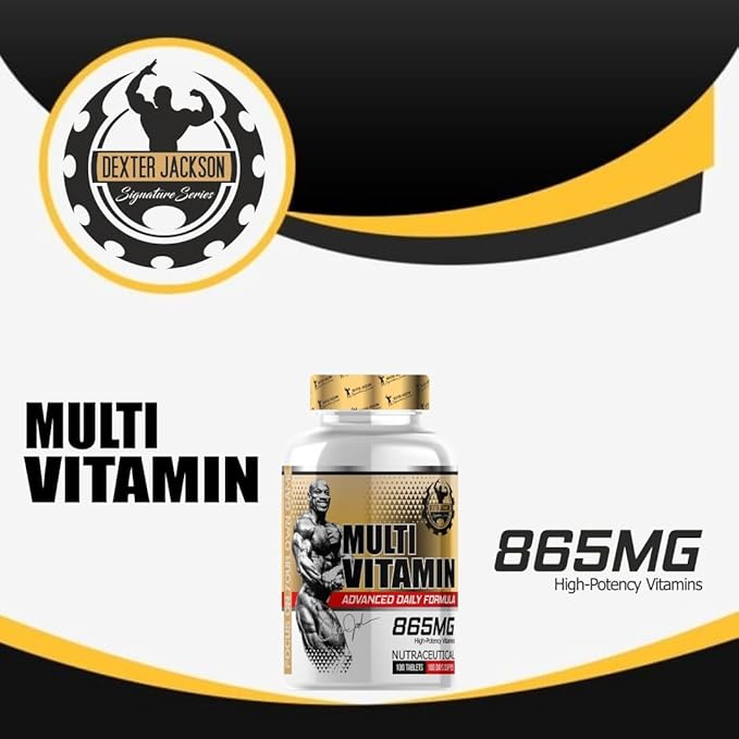 Dexter Jackson Gold Series Multi-Vitamin | 100 Tablet | 100 Serving