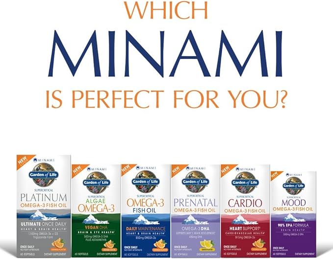 Garden of Life EPA/DHA Omega 3 60 Softgels