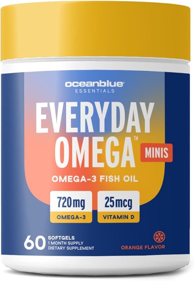 Oceanblue Essentials Everyday Omega Minis – 60ct – D3 – 1 Month