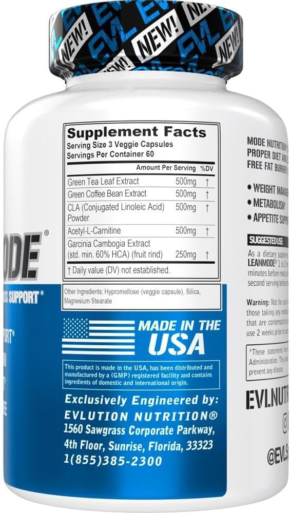 EVL Weight Loss Support Pills 60 Servings
