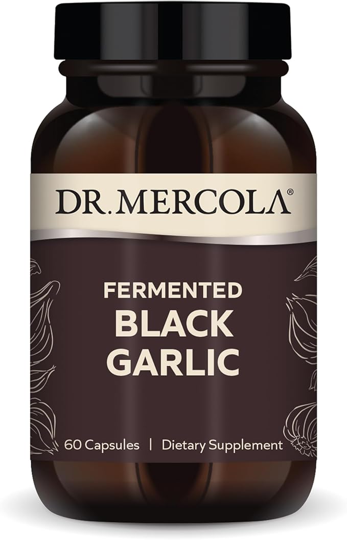 Dr. Mercola Fermented Black Garlic, 30 (60 Capsules),