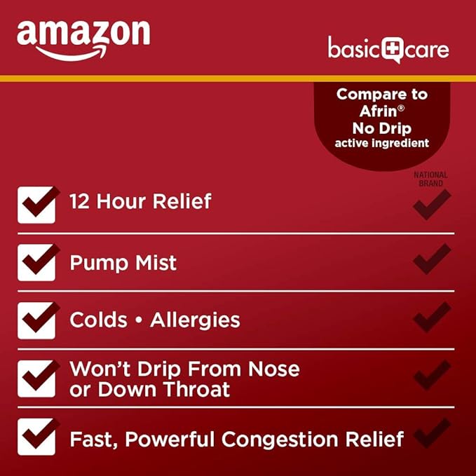 Amazon Basic Care No Drip Nasal 12 Hour 1 fl 1)