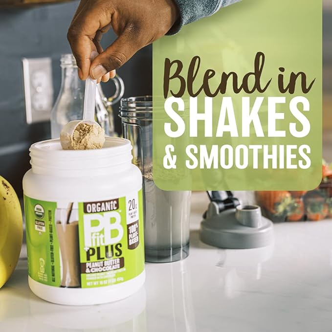 PBfit Vegan Organic Peanut Butter & 1 Pound