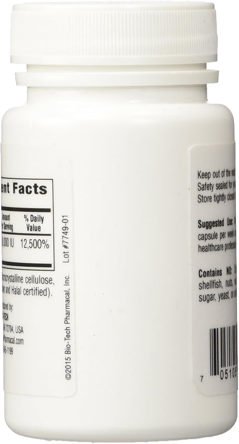 BioTech Pharmacal - D3-50 (50,000 IU) 100 Caps