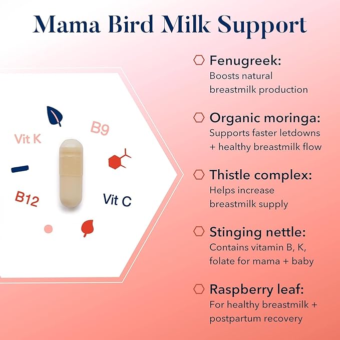 Best Nest Wellness Mama Bird Milk 60Ct