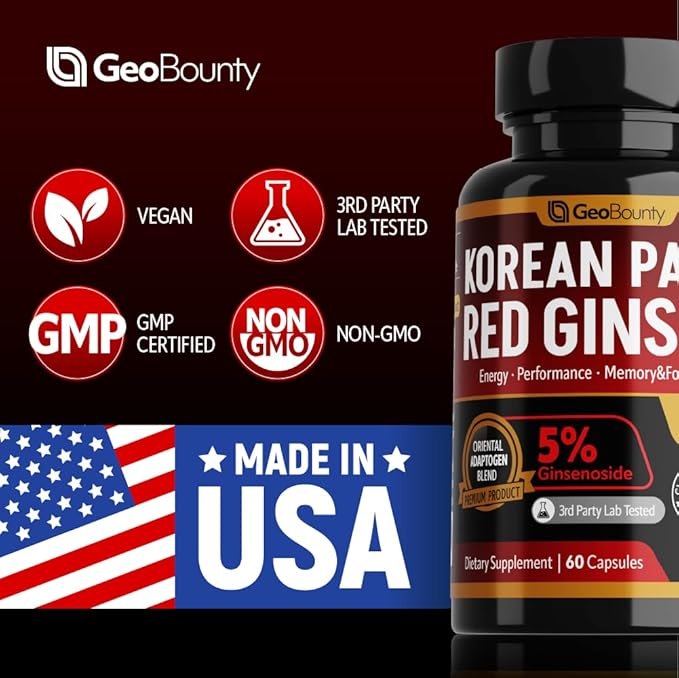 Korean Red Panax Ginseng Capsule 2 2 Value 3140mg (Ginsenoside 5%)