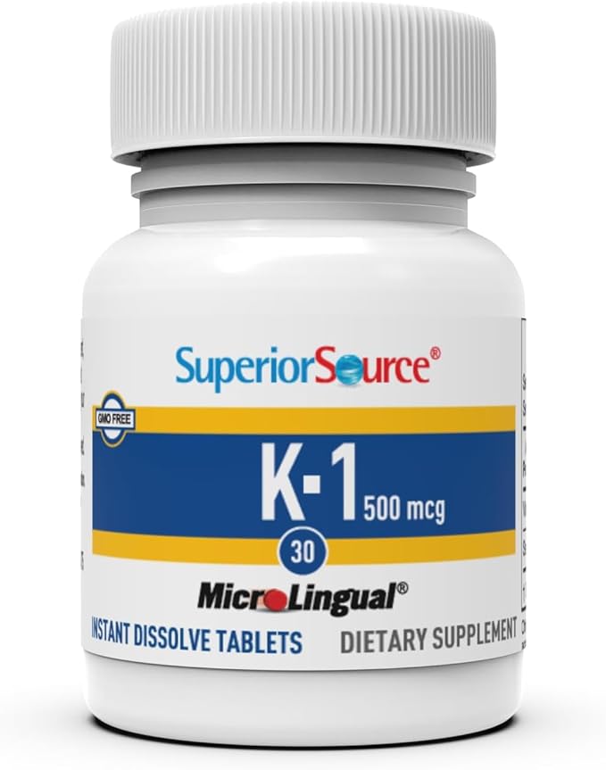 Superior Source Vitamin K1 500mcg