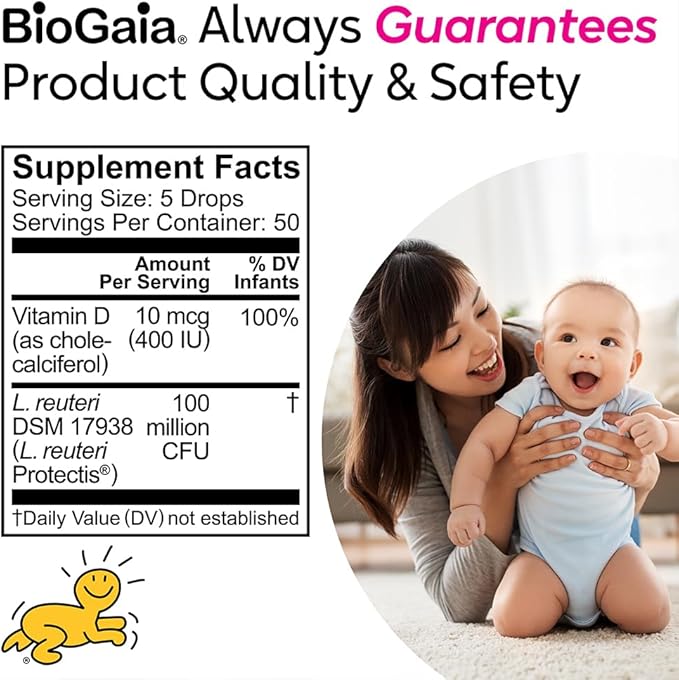 BioGaia Baby Probiotic Drops 50-Day Supply, 2)