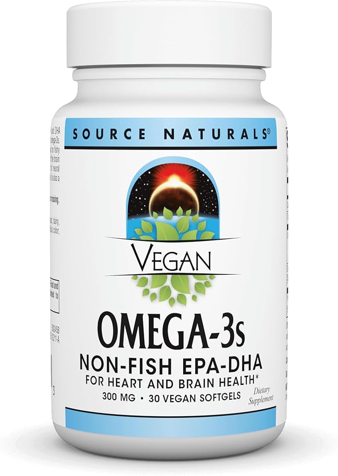 Source Naturals Vegan Omega-3s, Non-Fish EPA-DHA, 300 mg 30 Softfgels