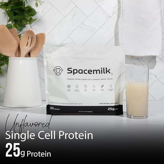 100% Vegan Single Cell Protein Powder, 25g Dairy