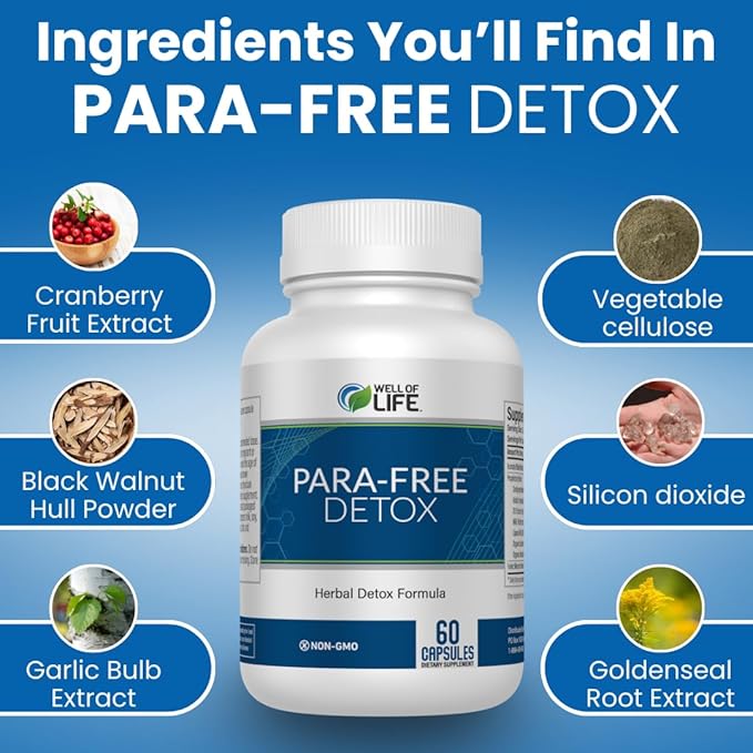 para-Free Detox: Immune Support & Natural 90 V
