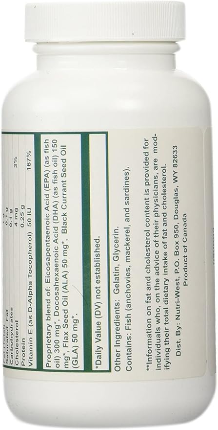 Nutri-West - Complete Omega-3 Essentials 2:1-90