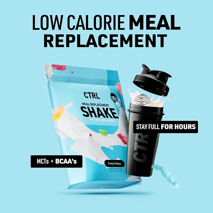 CTRL Meal Replacement Shake with Real 15 Servings 23g of 8g of 22 Vitamins 1g Sugar