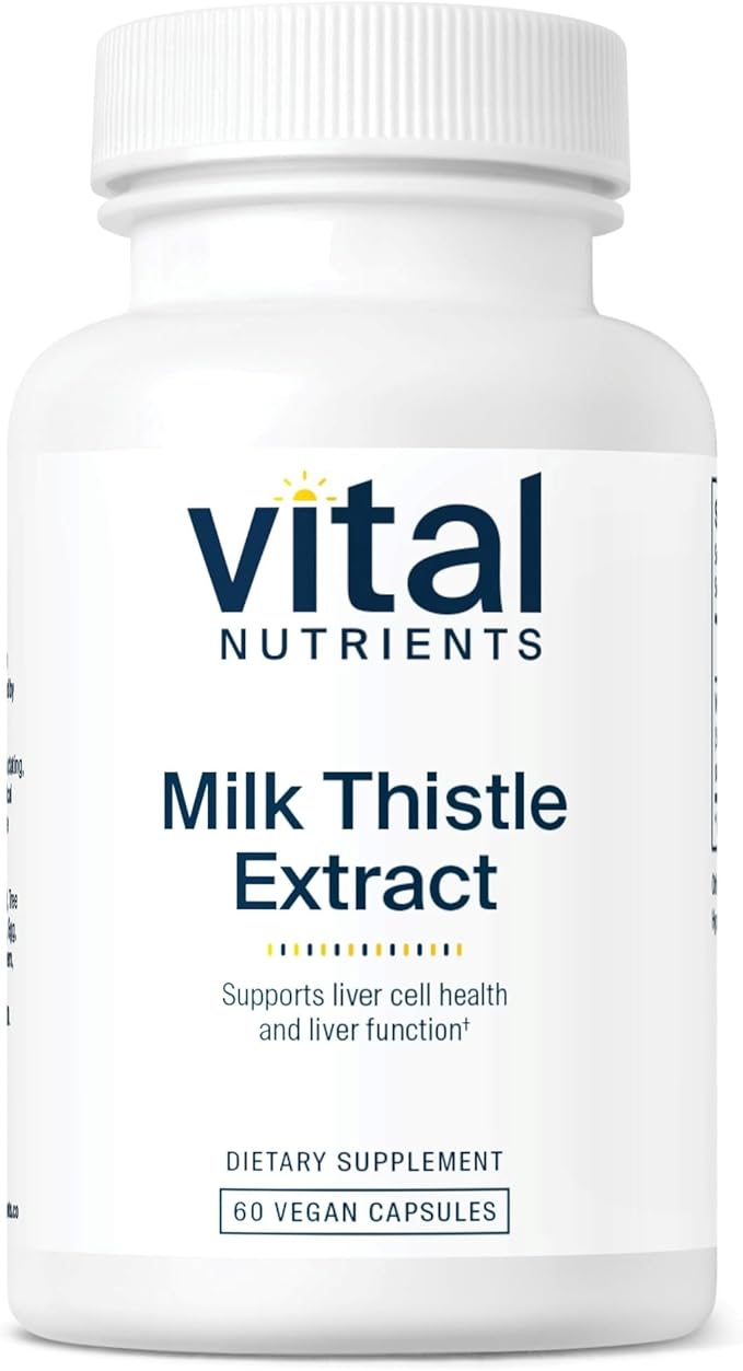 Vital Nutrients Milk Thistle Extract 250mg 60 Capsules