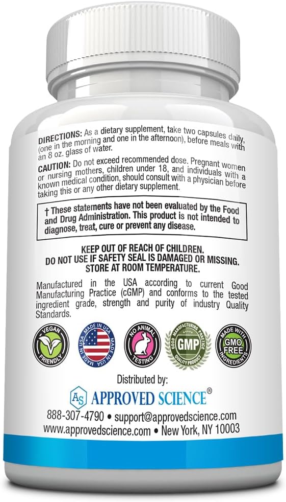 Approved Science EyeSyl 3 Month 180 Capsules