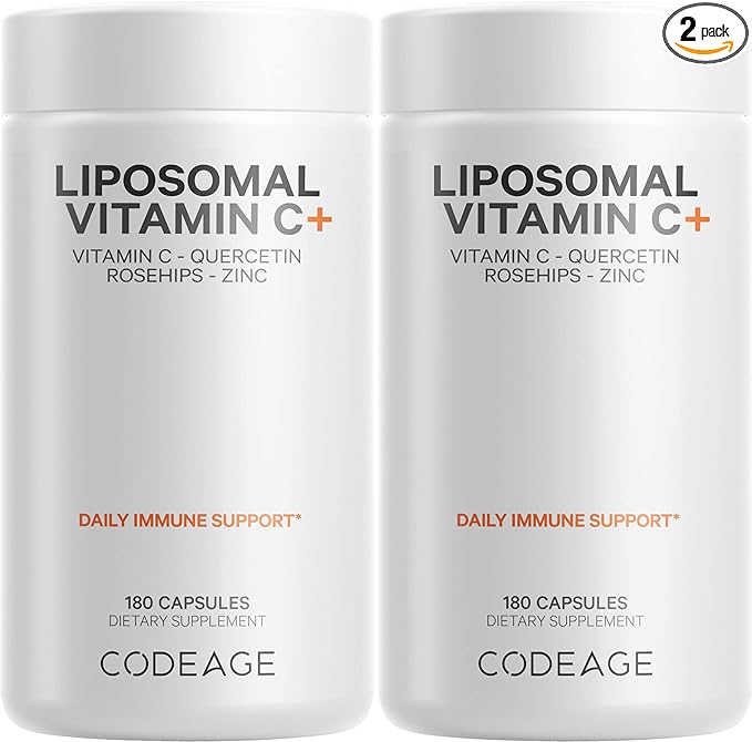 Codeage Liposomal Vitamin C 1500mg 2 Pack