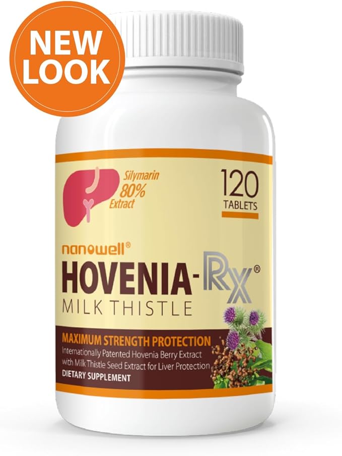 Hovenia-RX Milk Thistle 120 Tablets X 1 Bottle 1 Month