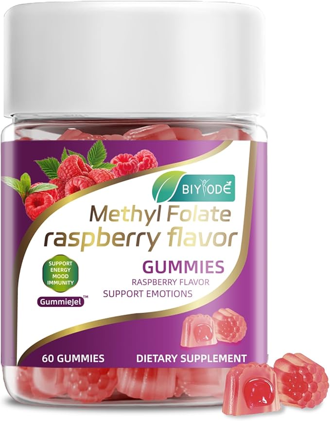 Methyl Folate B12 Complex Gummies Flavor.60 Gummies.30 Gummies.30 Day