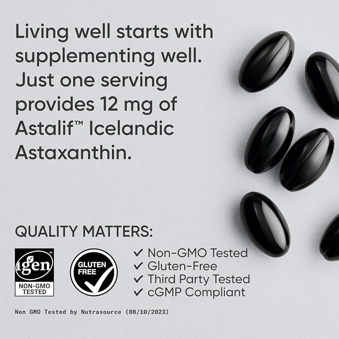 Sports Research Triple Strength Astaxanthin 12mg 60 Softgels