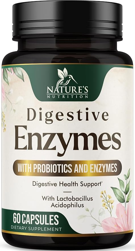 Digestive Enzymes with Probiotics 60 Capsules