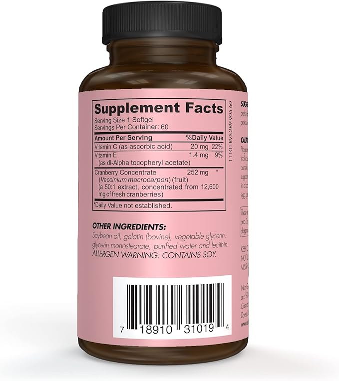 Urinary Tract Health Dietary Supplement (50:1) Fortified 60 Soft