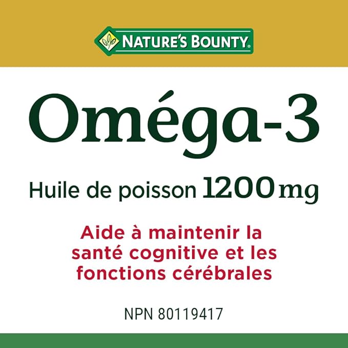 Nature's Bounty Omega-3 1200mg 200 count