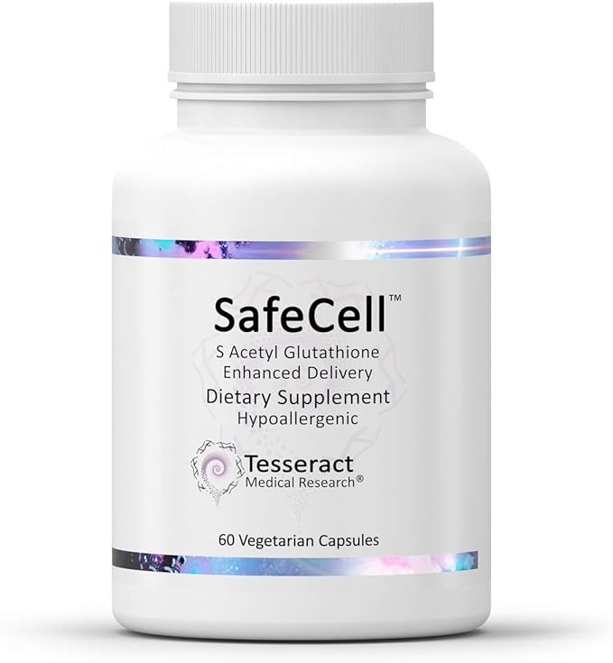SafeCell S-Acetyl Glutathione Supplement for Neuro 300mg, 60 60 Vegetarian