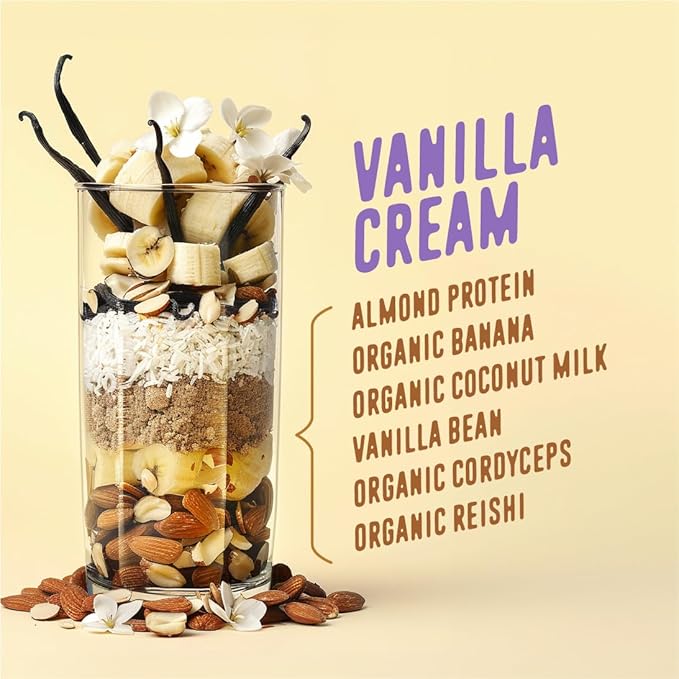 FlavCity All-in-One Vegan Protein Powder Smoothie, Vanilla 20g of
