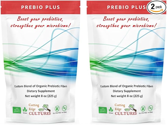 Prebio Plus Prebiotic Fiber Powder Best 8 oz (2 x 16oz)