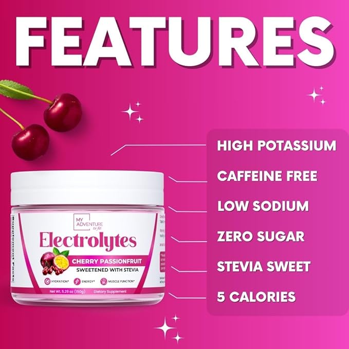 Zero Sugar - Cherry Passionfruit Electrolytes 30 Servings